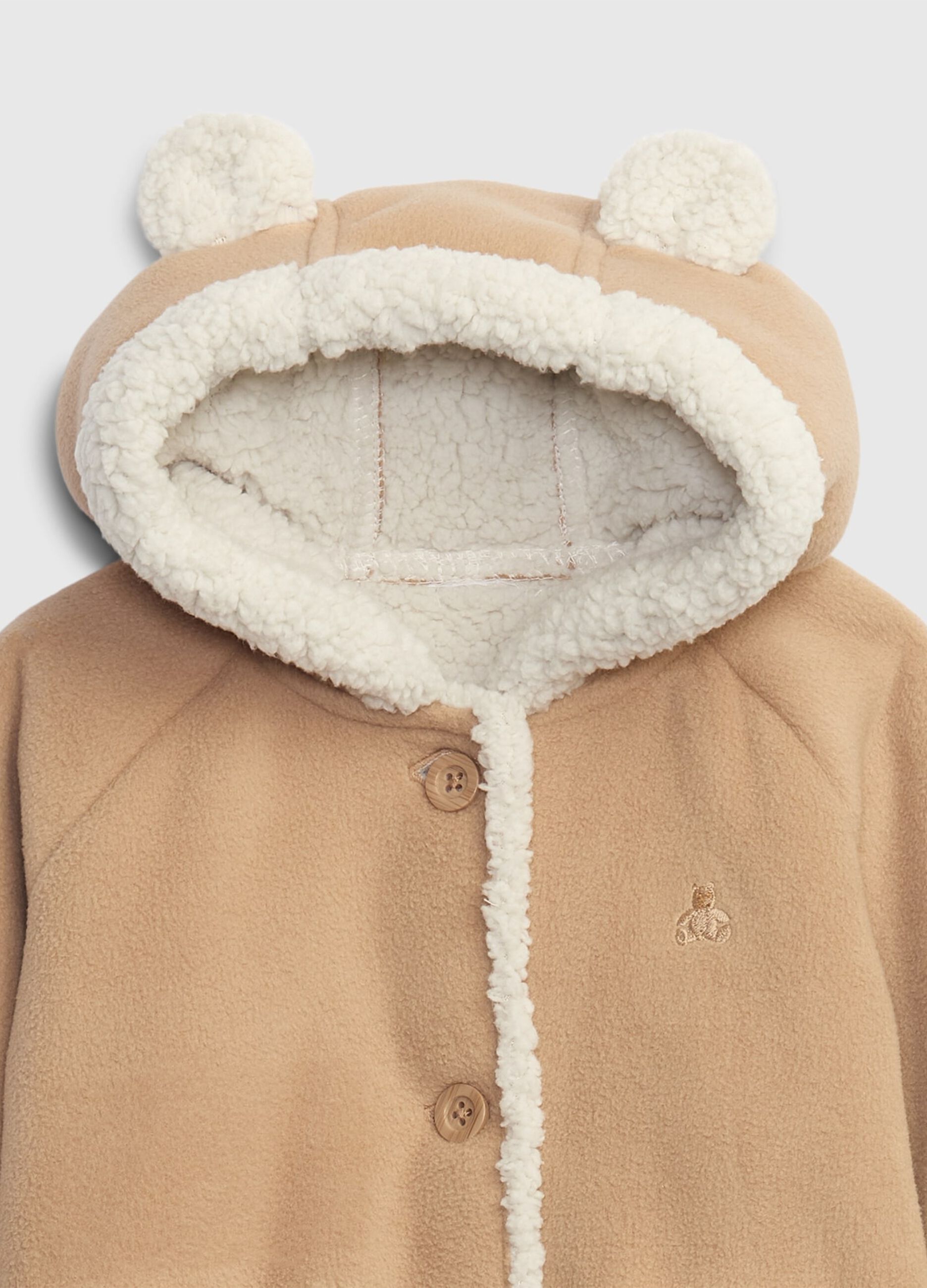 Onesie with sherpa lining