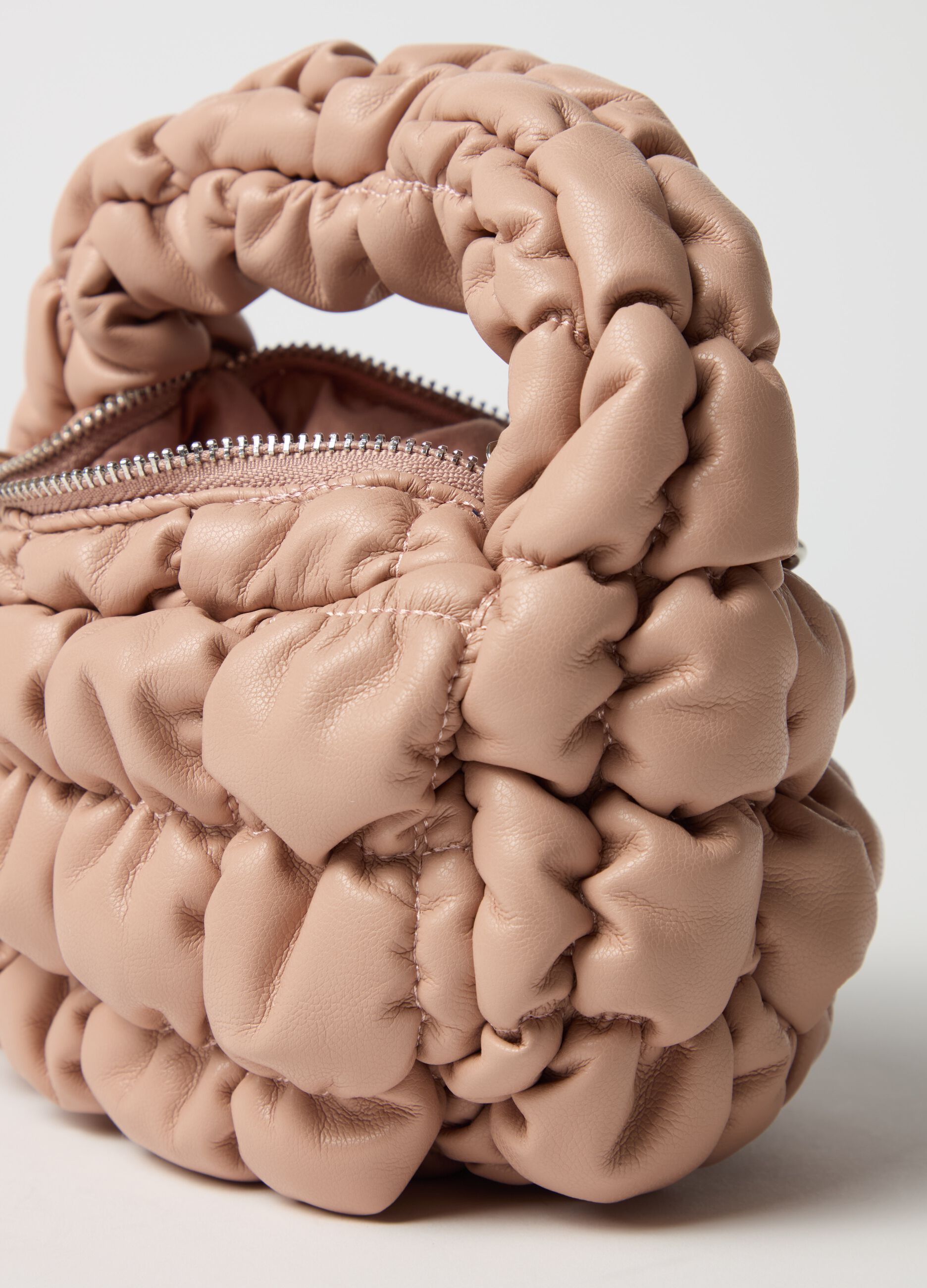 Padded mini handbag