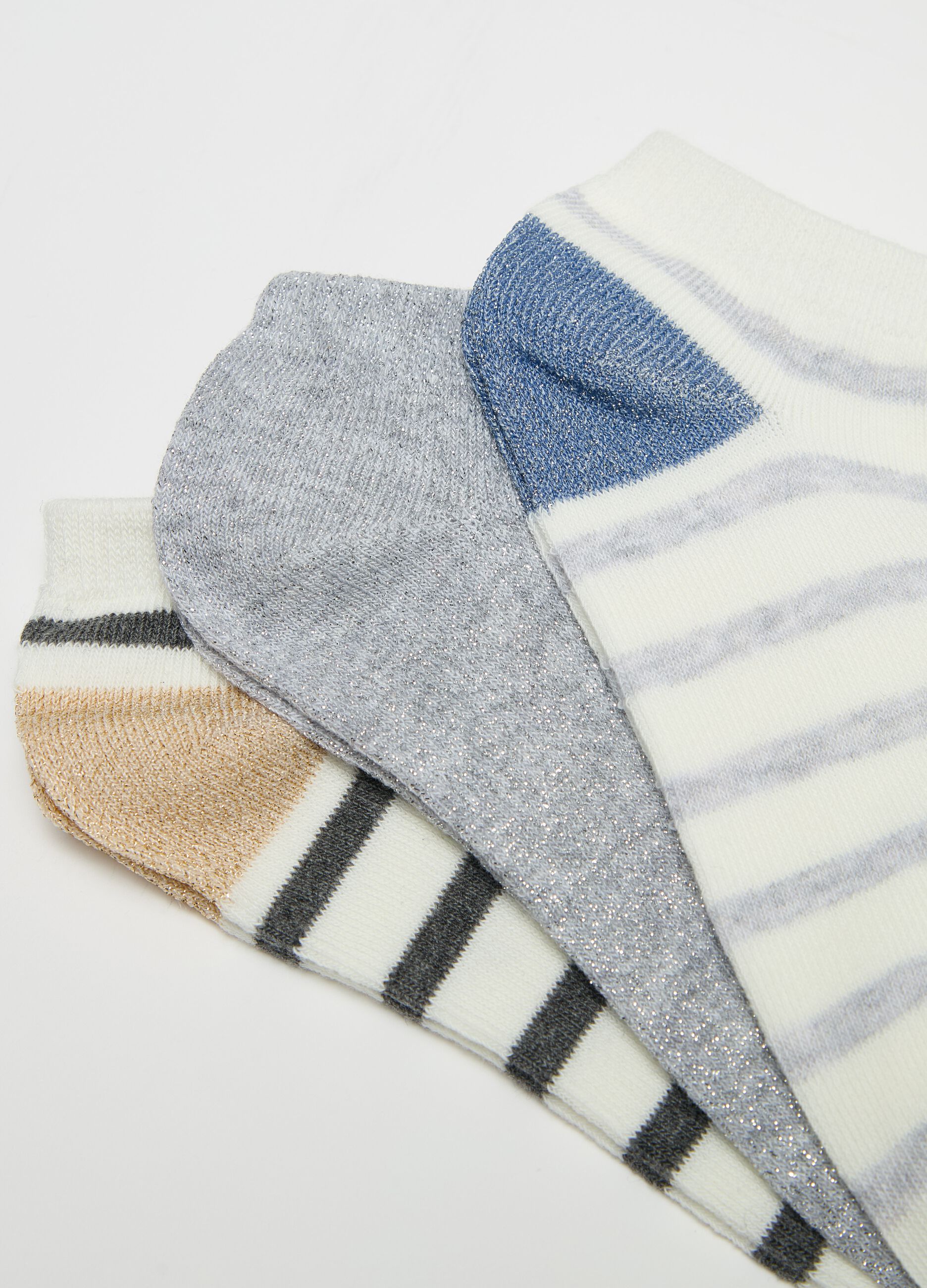 Seven-pair pack stretch shoe liners
