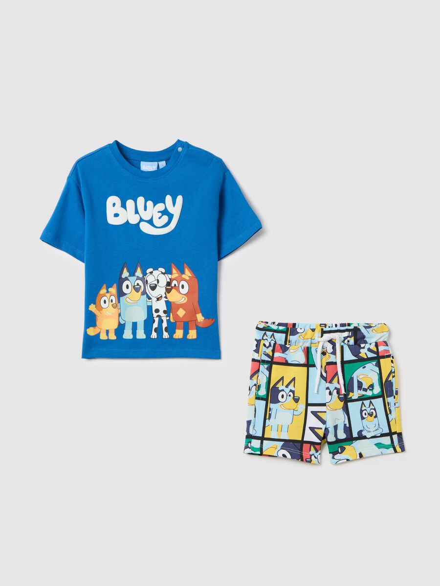 Blue jogging set with Bluey print_0