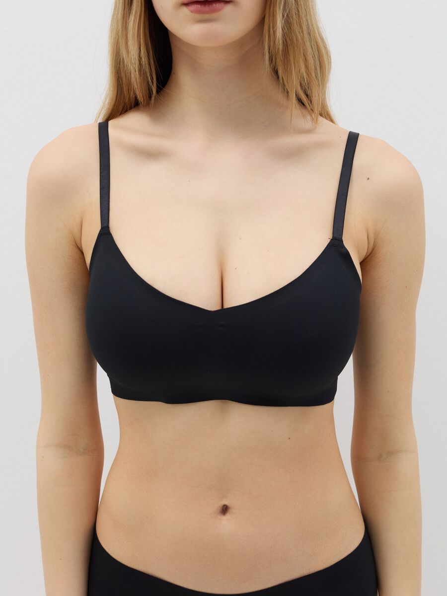 Bralette in stretch microfibre_1