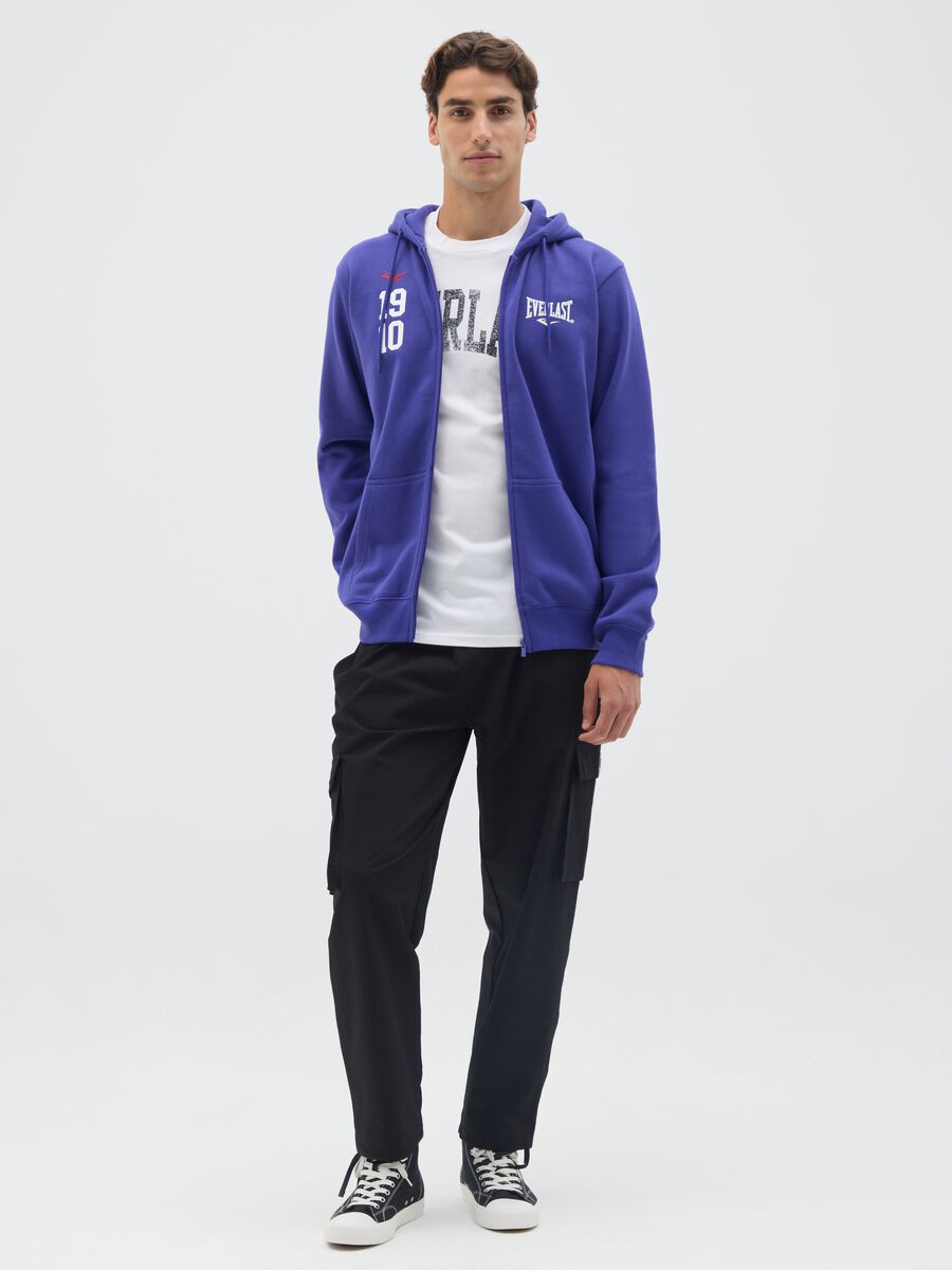 Felpa in misto cotone viola Everlast_1