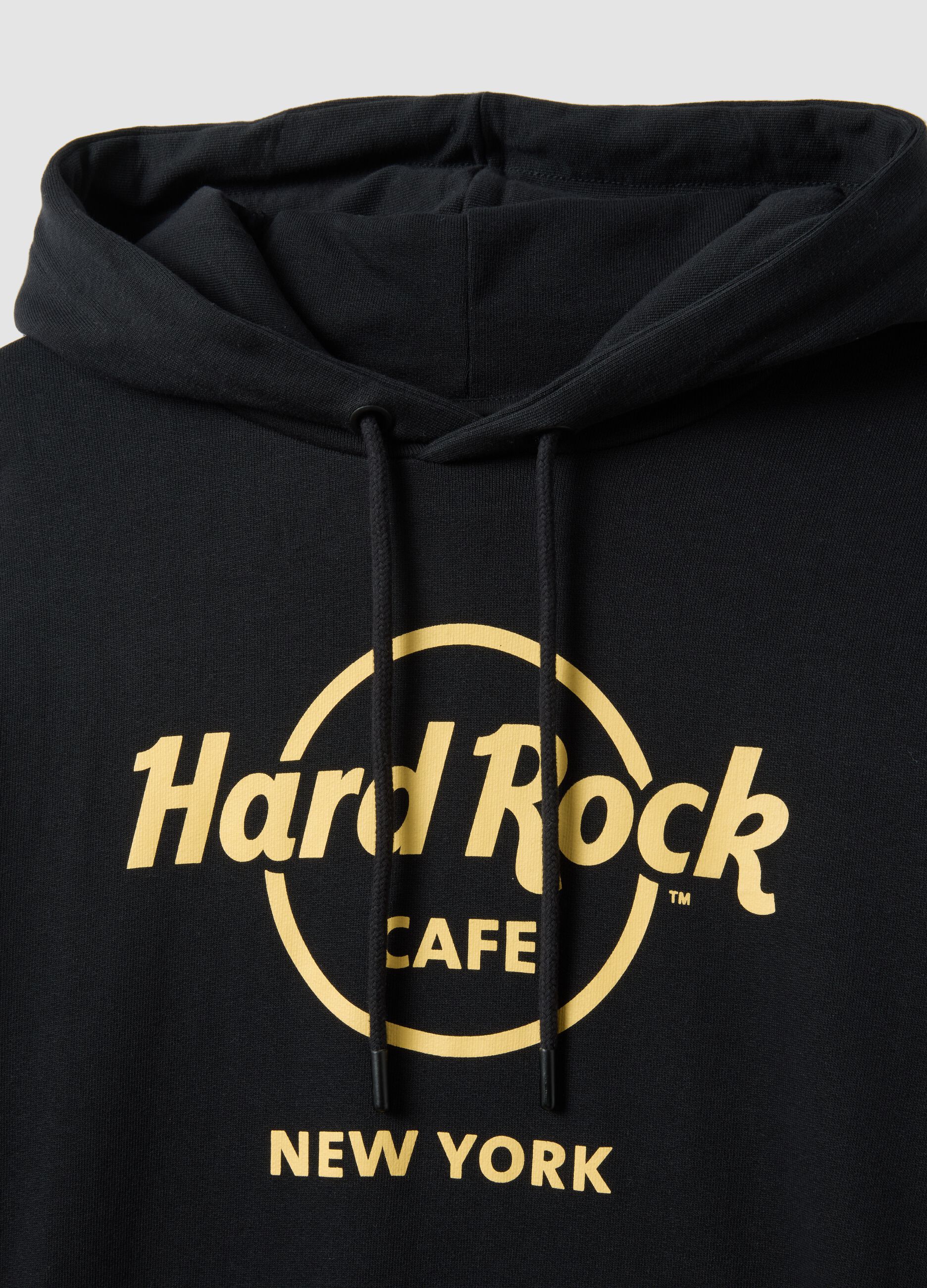 Black pure cotton sweatshirt regular fit Hard Rock Cafe NY