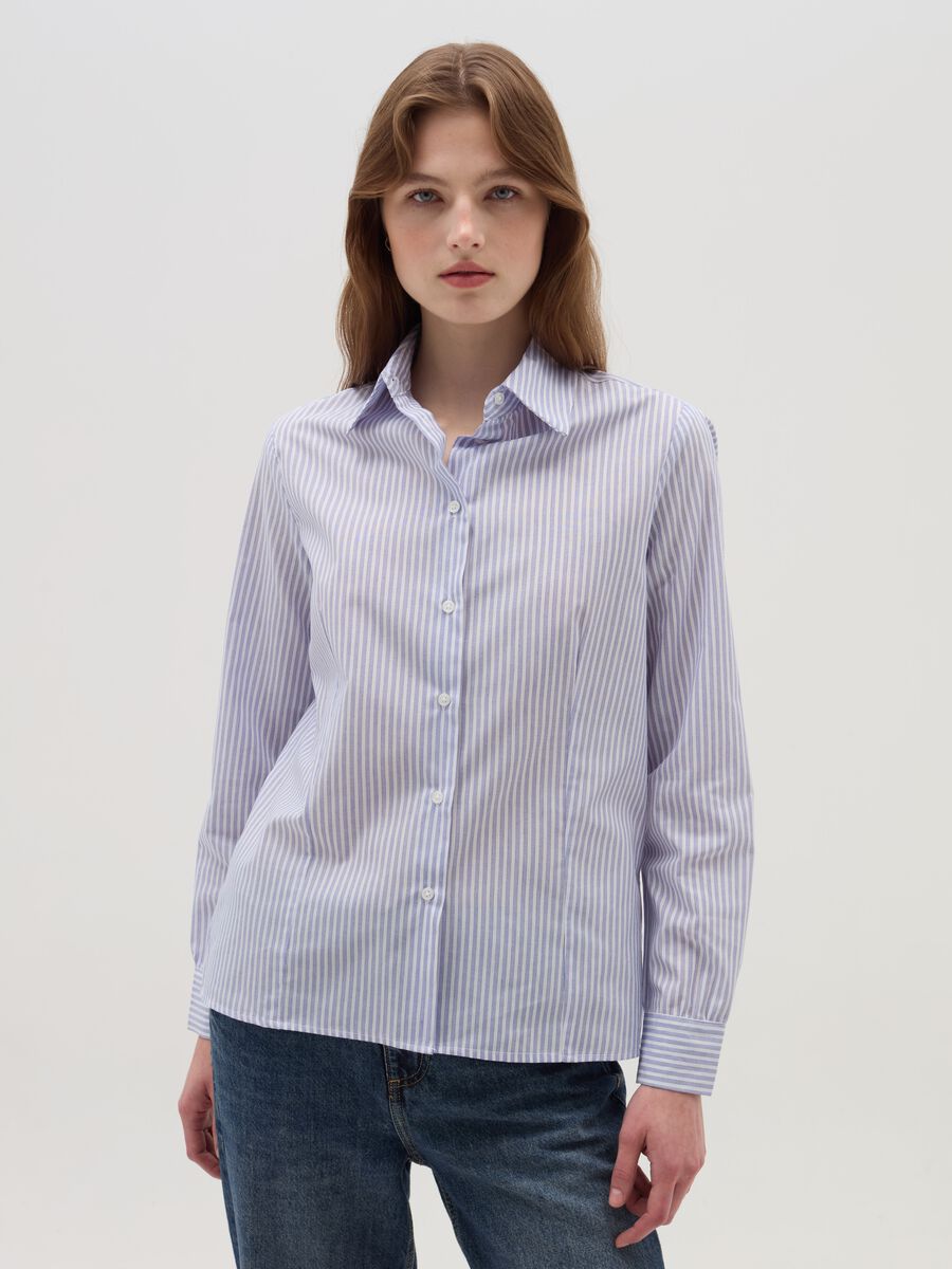 Shirt with side darts_0