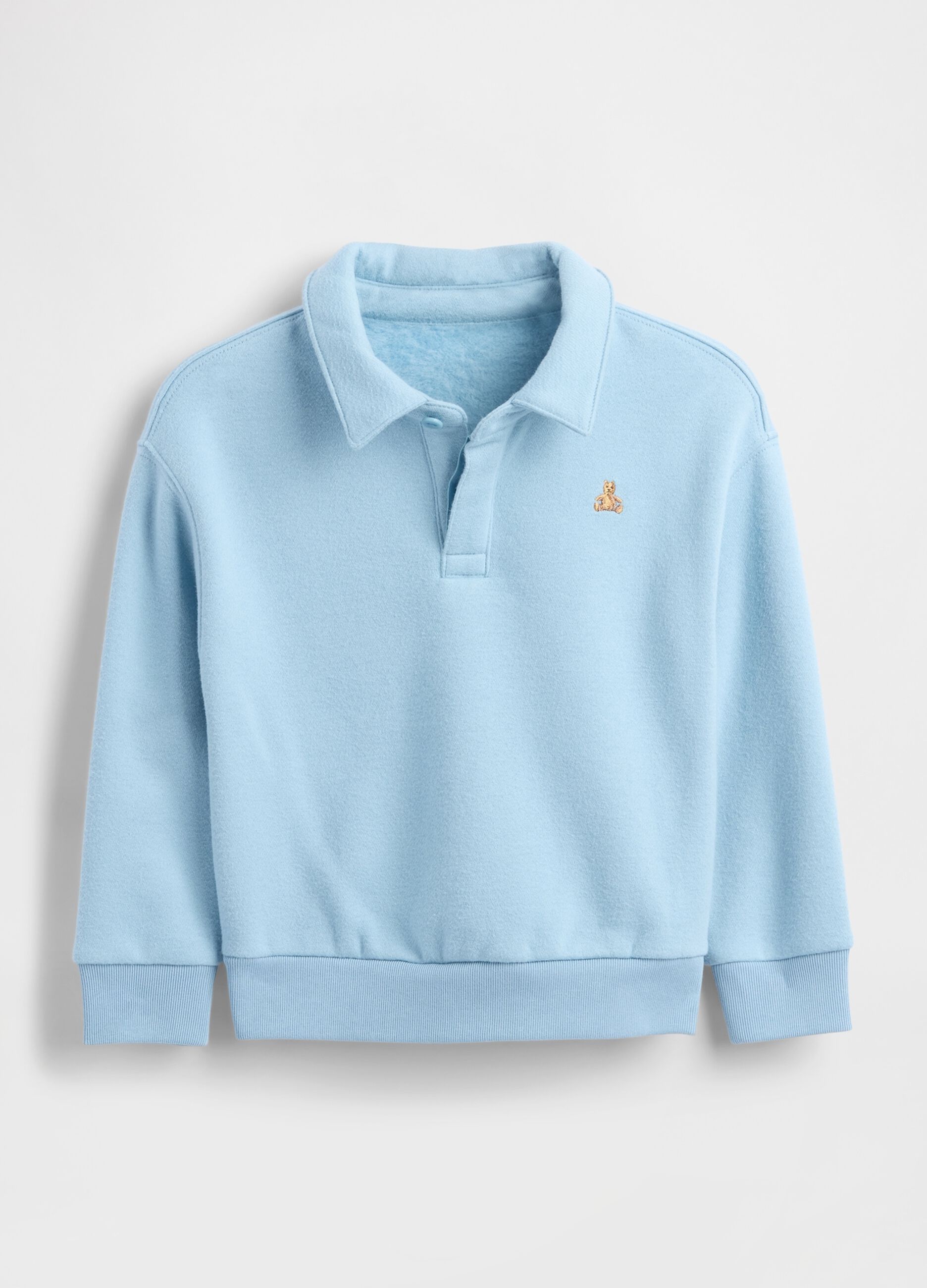 Blue cotton sweatshirt for children