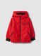 Red rain jacket with hood and zip, Mario Kart print_0