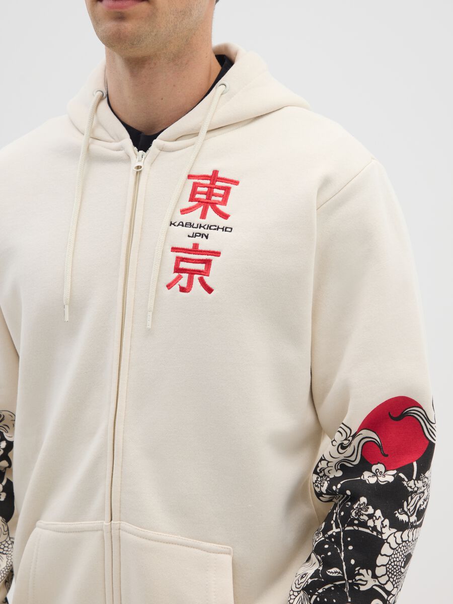 Multicolour Cotton Blend Sweatshirt_3