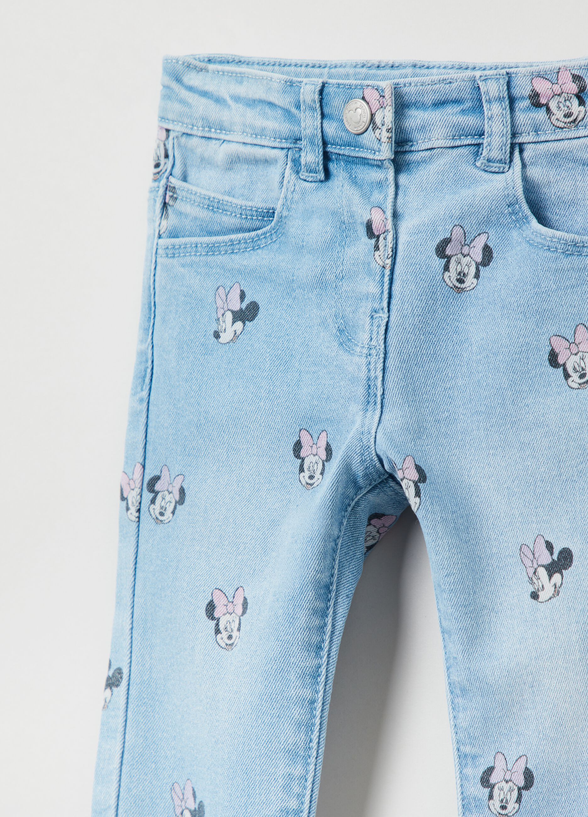 Jeans con stampa Disney Baby Minnie