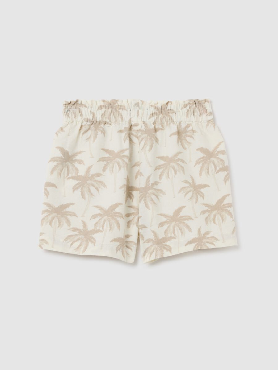 Girls' Multicolour Cotton Shorts Regular Fit_1