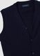 Blue Merino Wool Waistcoat Regular Fit_1