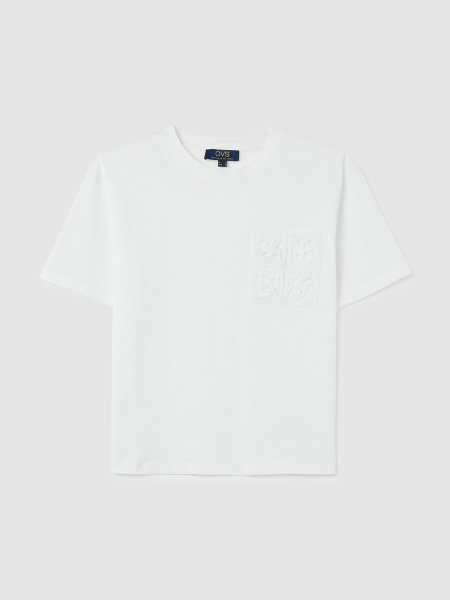 White Cotton T-shirt by Ovs_4