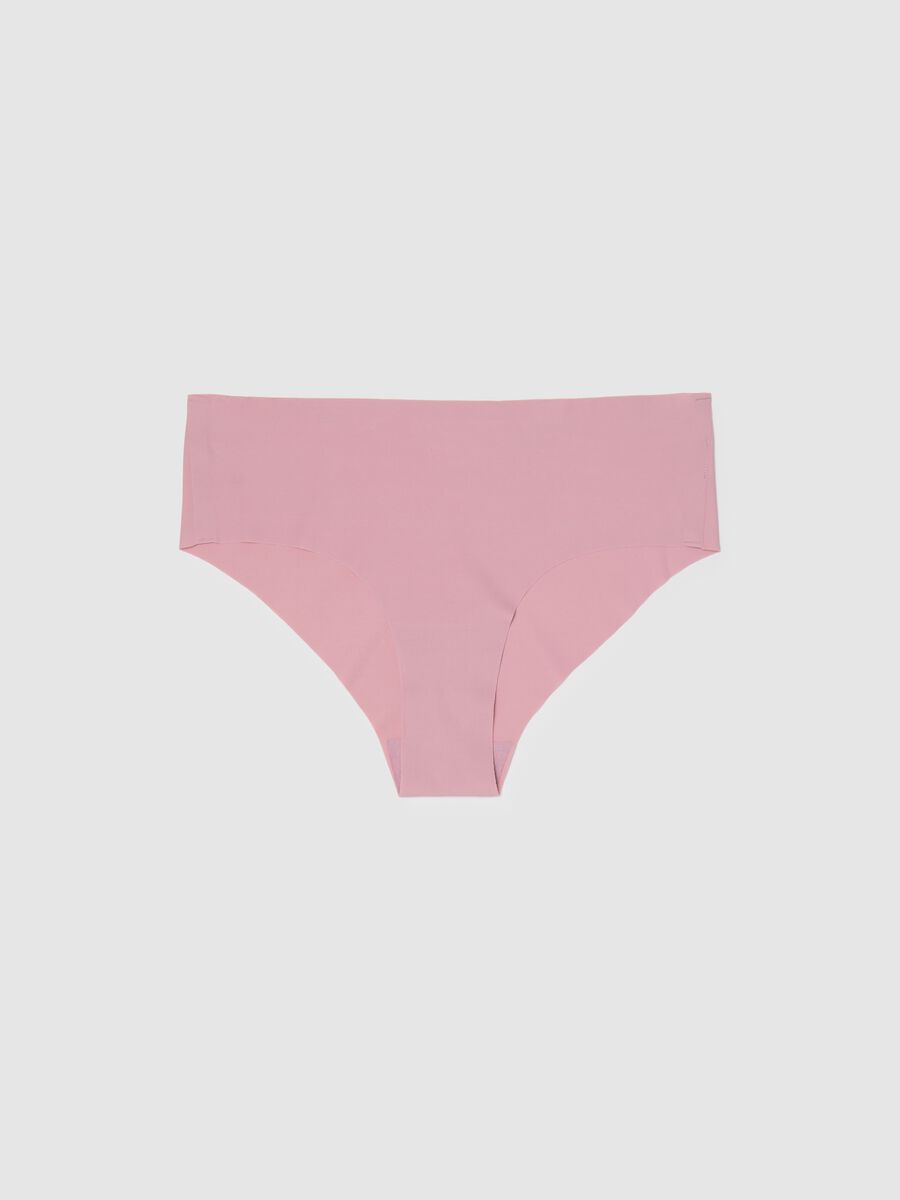 Women's pink stretch fabric briefs_0