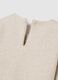 Beige sweatshirt and trousers set for girls in cotton blend regular fit_3