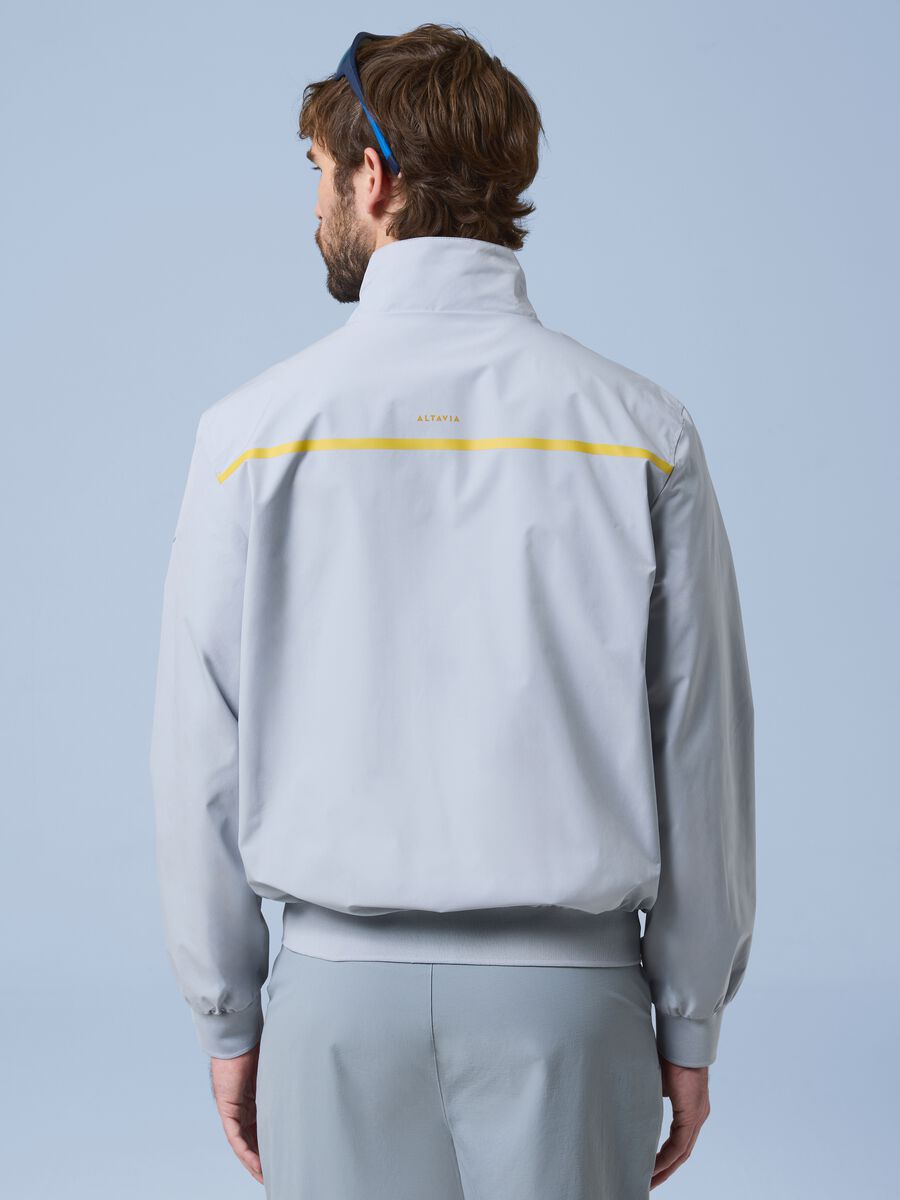 Giubbotto antivento ALTAVIA SAILING grigio con zip_2