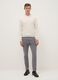 Grey Skinny Fit Stretch Cotton Trousers_0