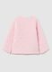 Pink cotton baby jacket with snap closure_1