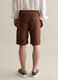 Linen Bermuda shorts with internal drawstring_3