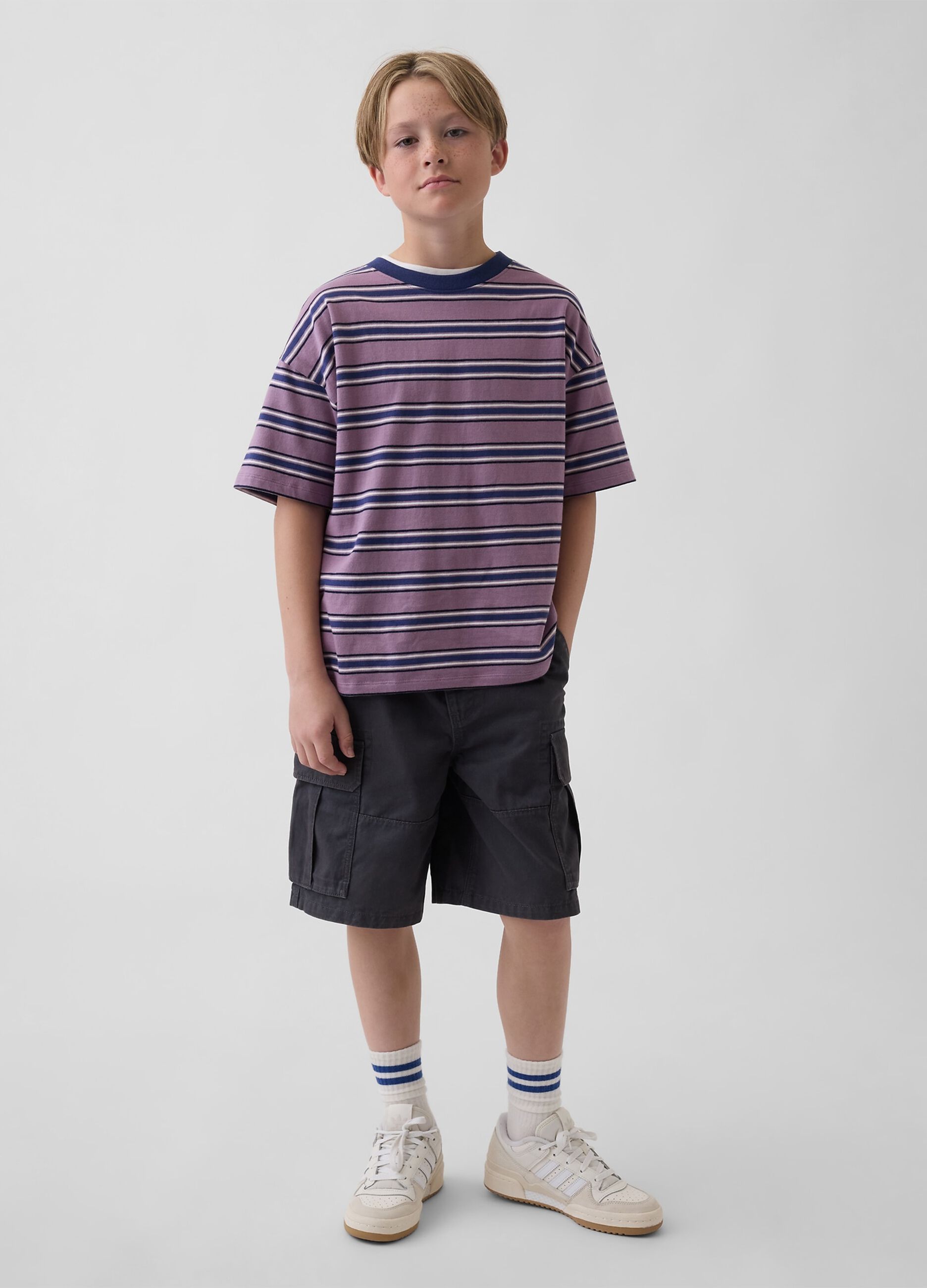 Pure cotton cargo shorts
