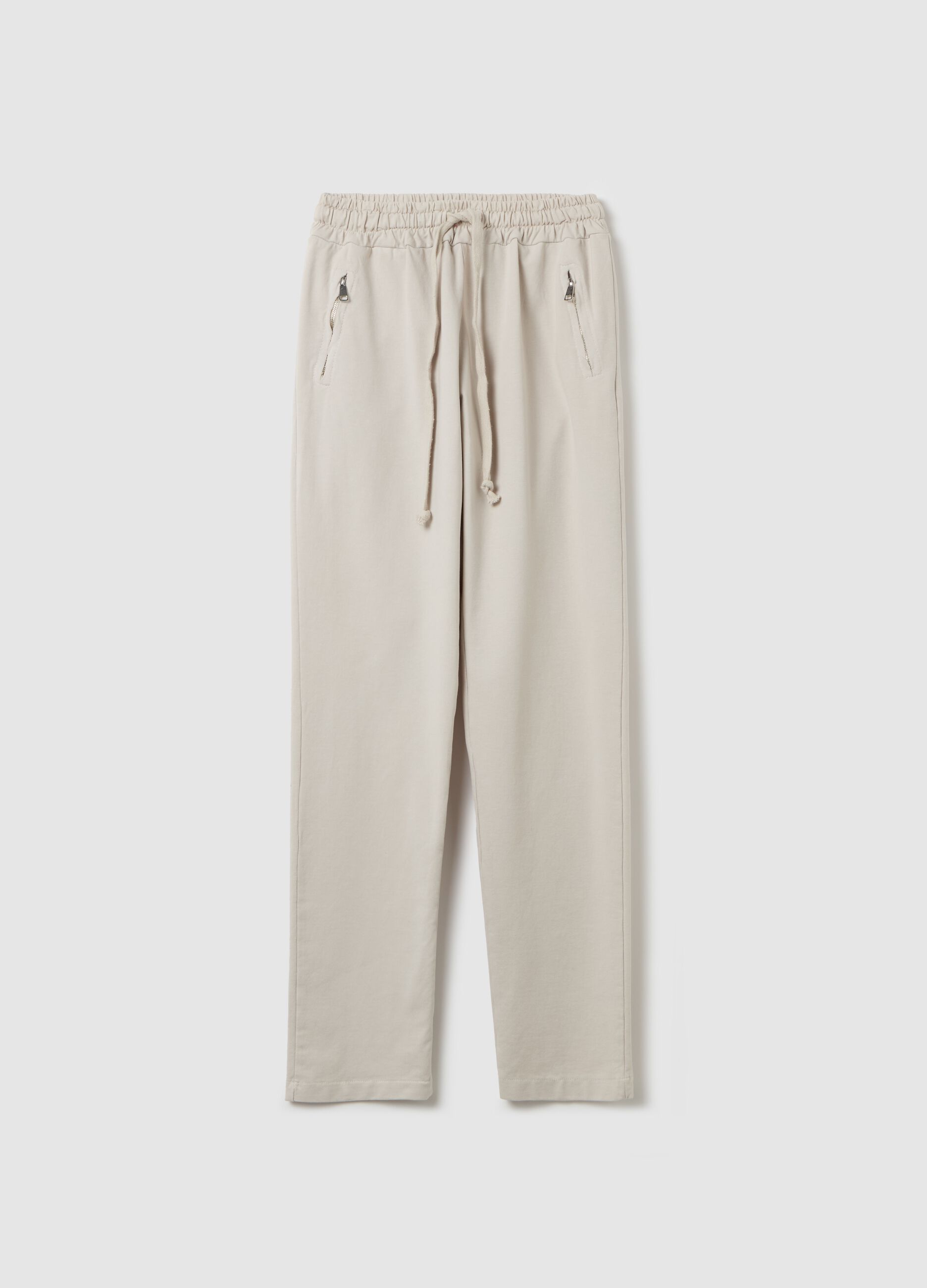 Jogger trousers with zip pockets