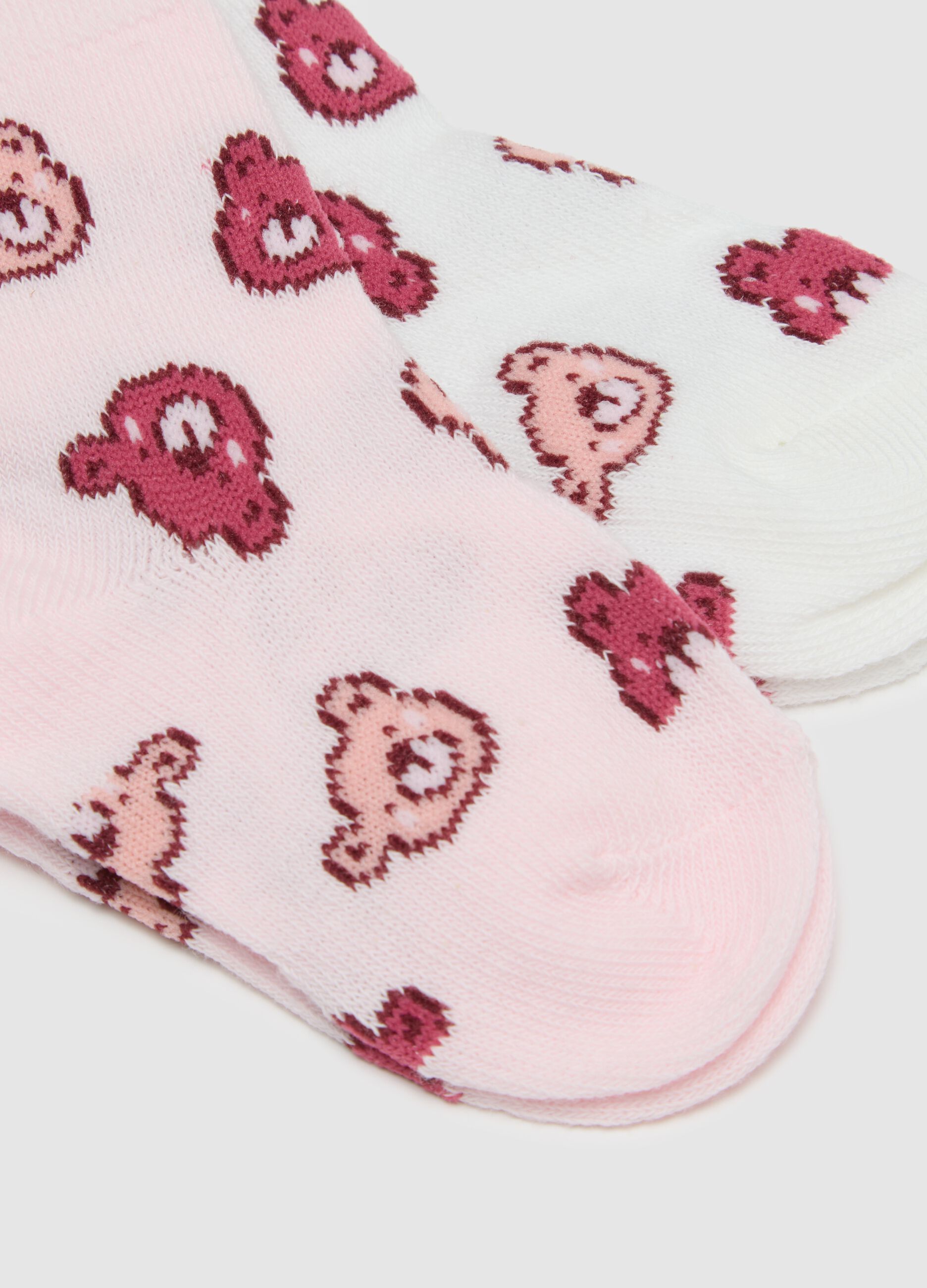 Baby girl socks multipack in multicoloured cotton blend