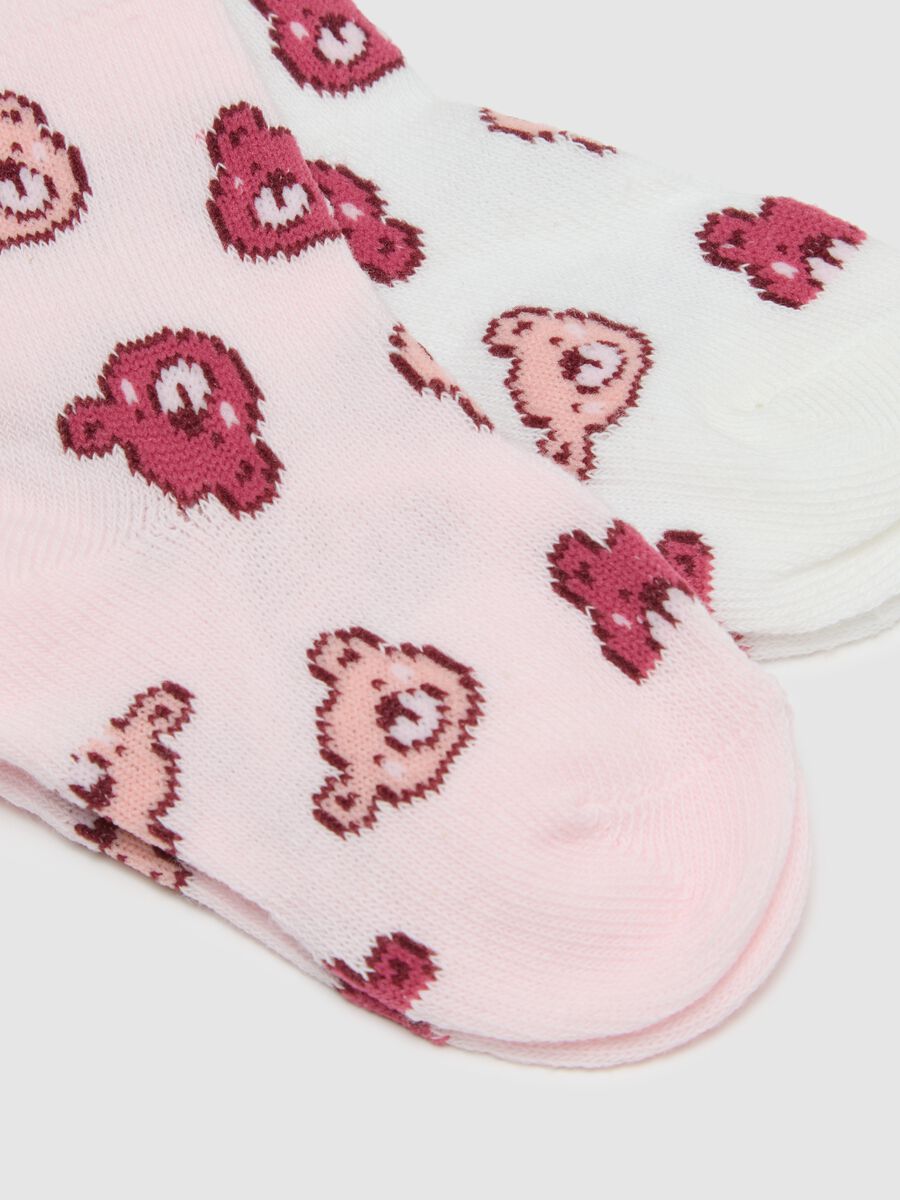 Multipack calze da neonata in misto cotone multicolor_1