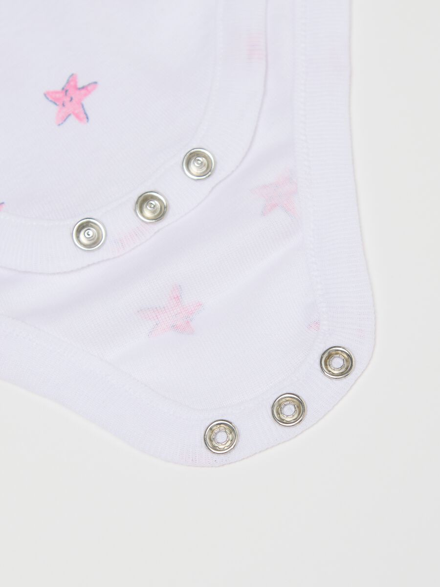 Three-pack sleeveless bodysuits with print_2