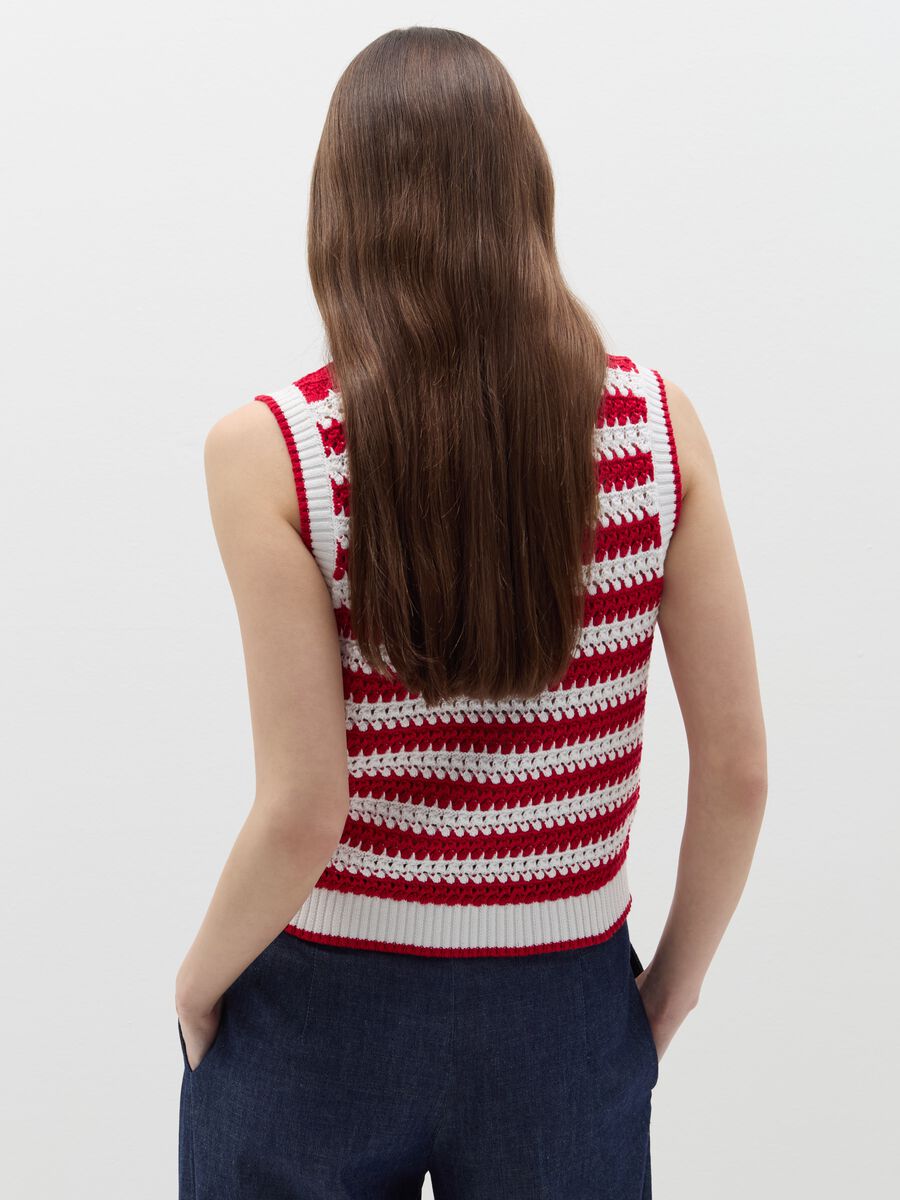 Striped crochet tank top_3