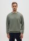 Regular fit green pure cotton sweatshirt_1