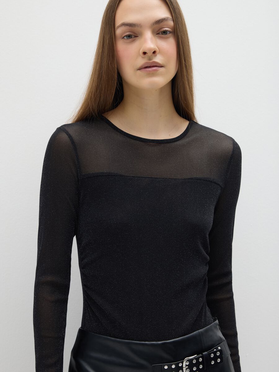 Black body without cups regular fit with transparencies_1