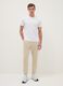 White pure cotton regular fit T-shirt_1