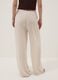 Beige palazzo trousers in pure viscose_2