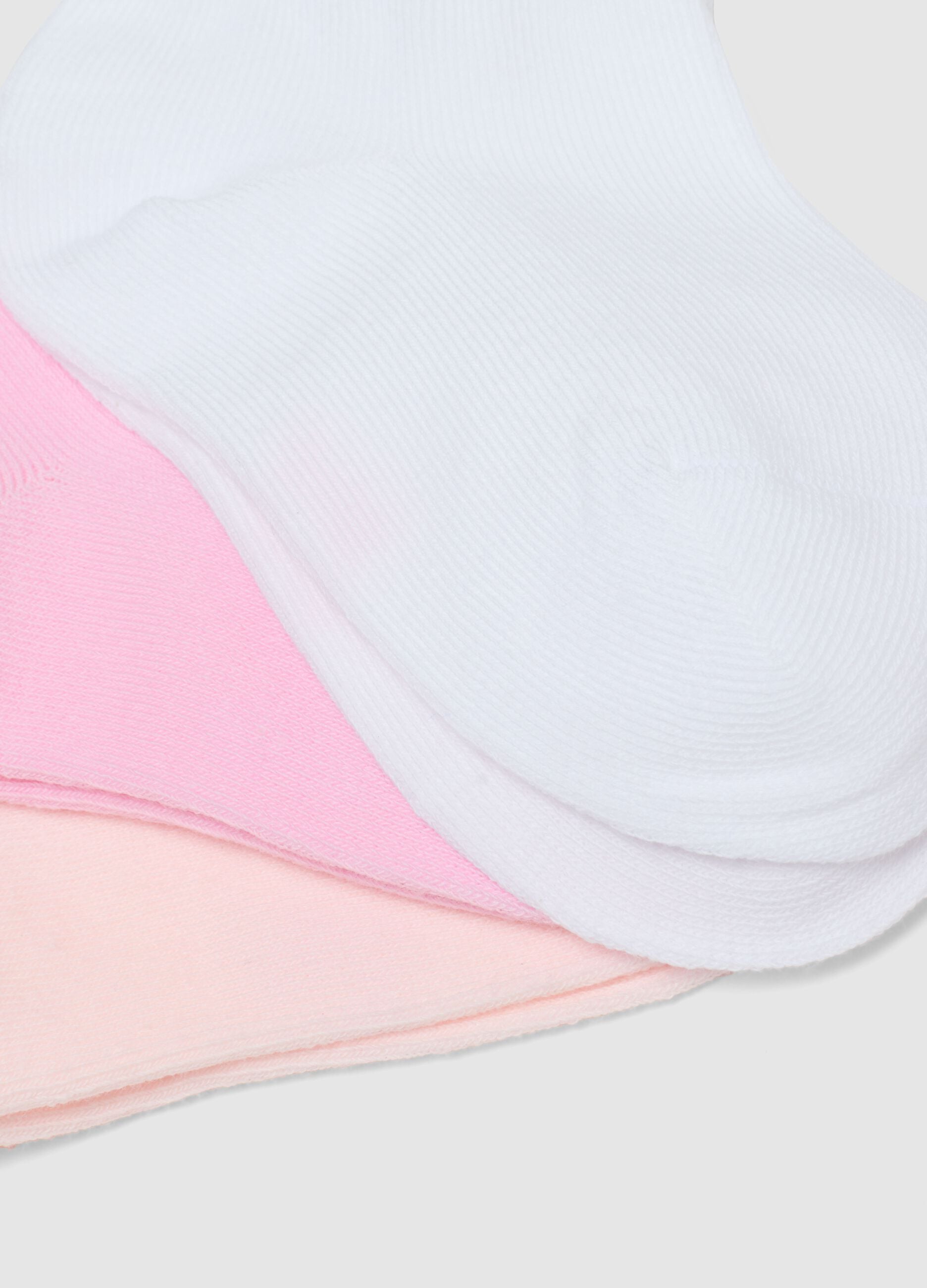 Multicolour cotton blend socks multipack for girls