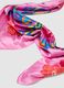 Foulard leggero multicolor con stampa floreale_2