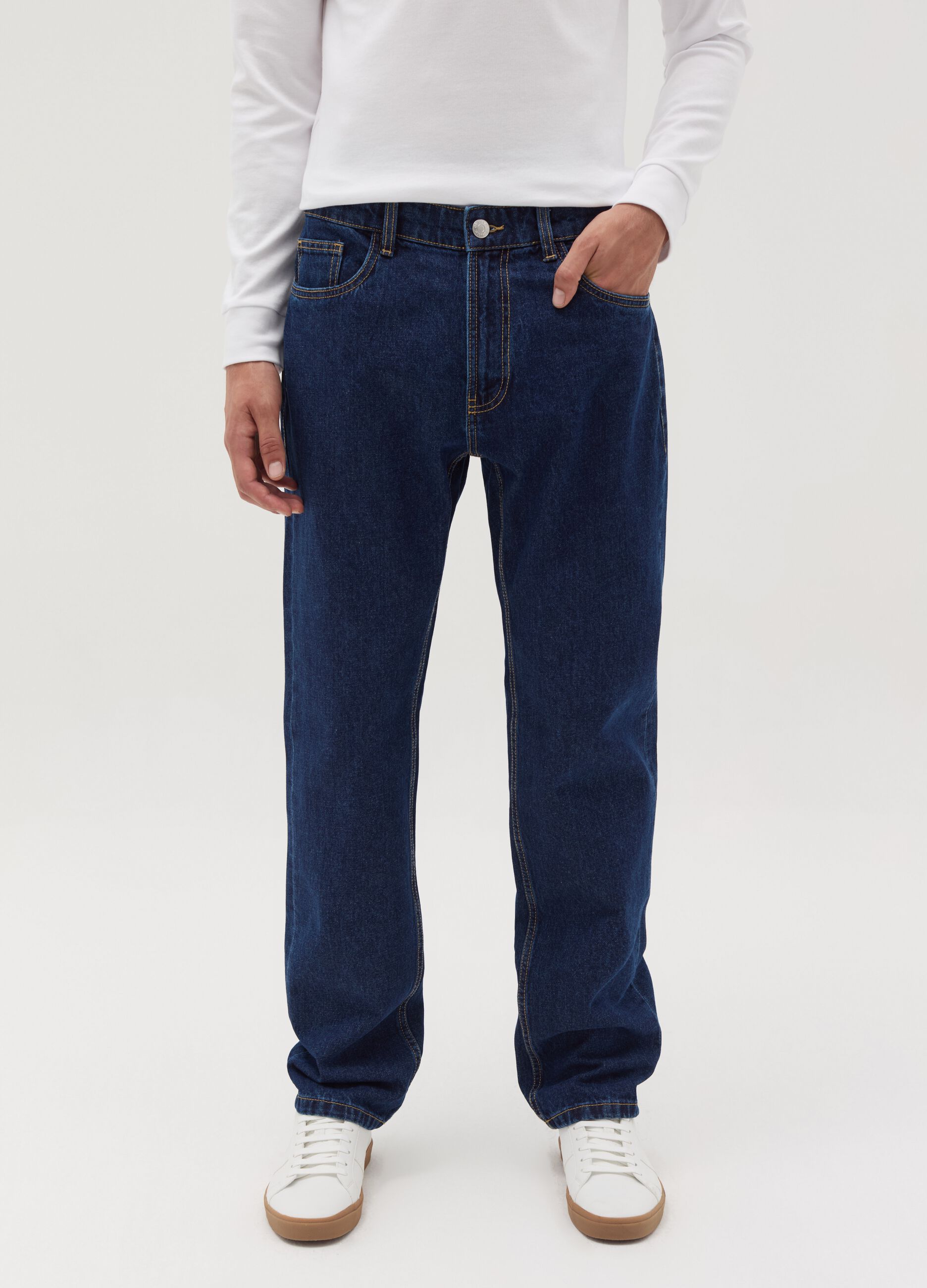 Jeans Regular Uomo in Cotone OVS