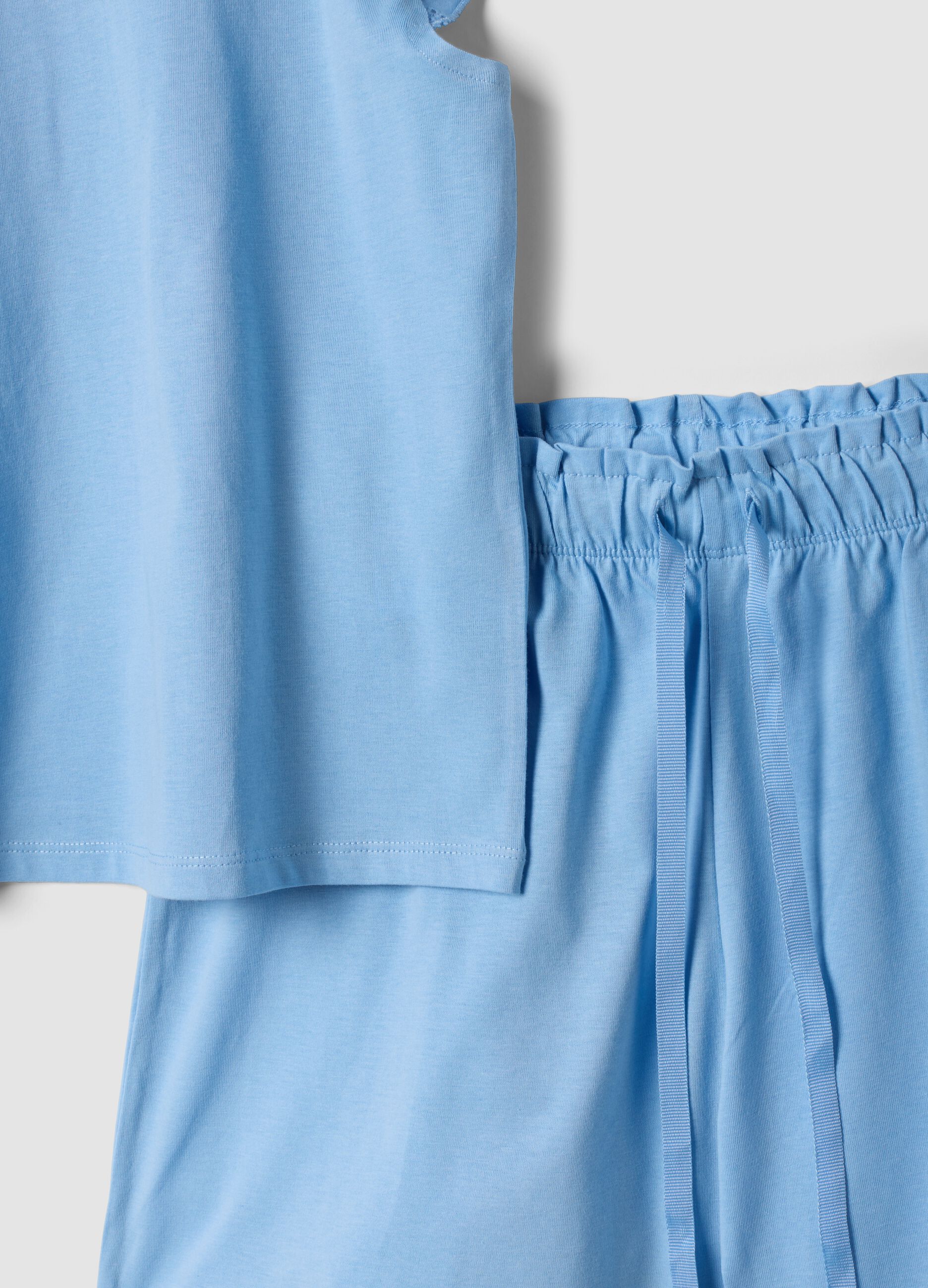 Light blue organic cotton pyjamas