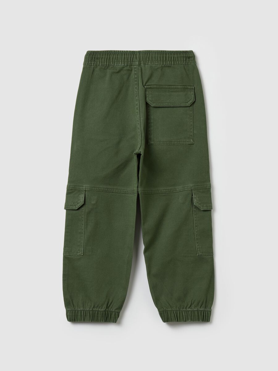 Joggers parachute con coulisse_1