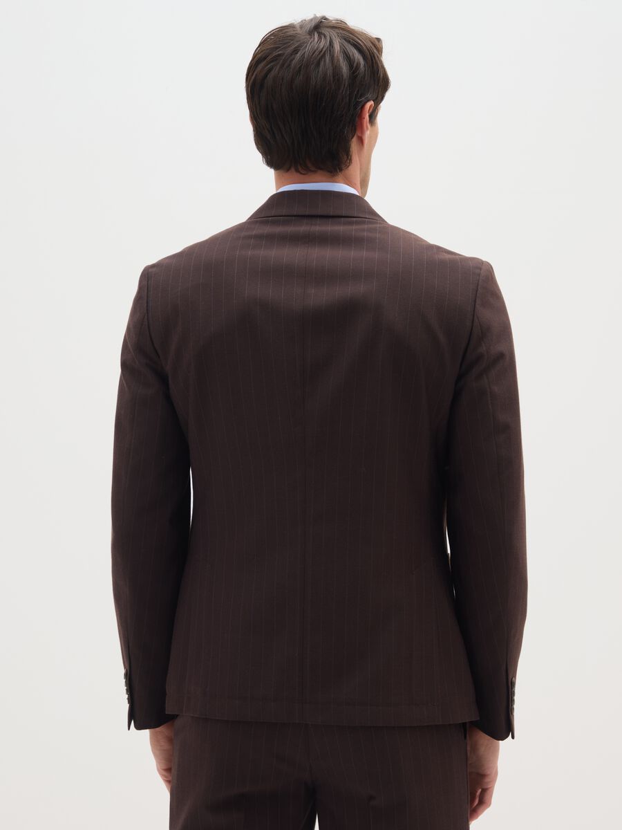 Blazer marrone slim fit_2