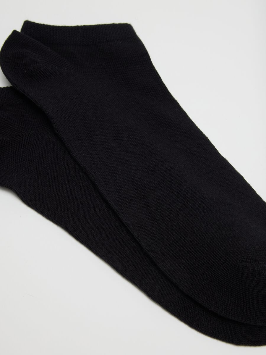 Men's Black Cotton Stretch Short Socks Multipack_2