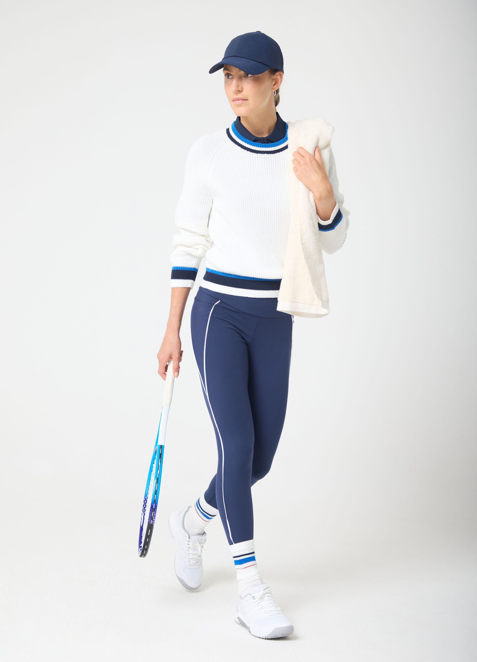 ALTAVIA COURT Tennis Racket Print Cap