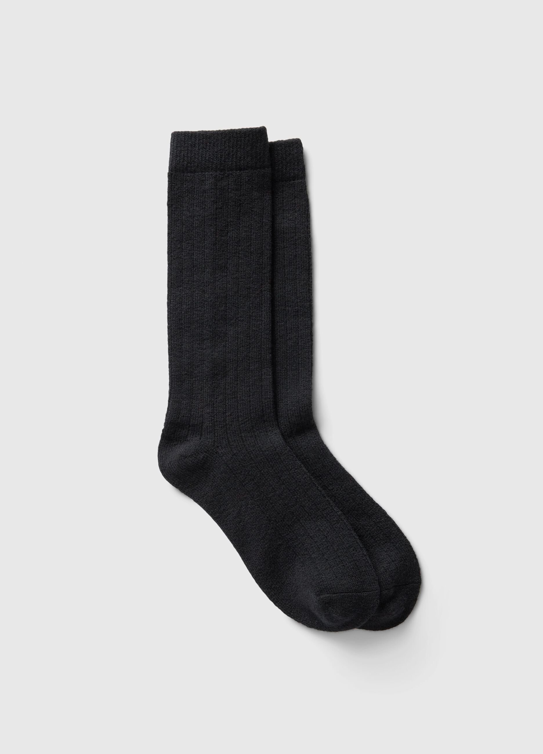 Midi socks with flat ribbing