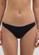 Black Stretch Cotton Thong_1