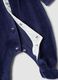 Tutina blu notte in misto cotone organico con colletto_3