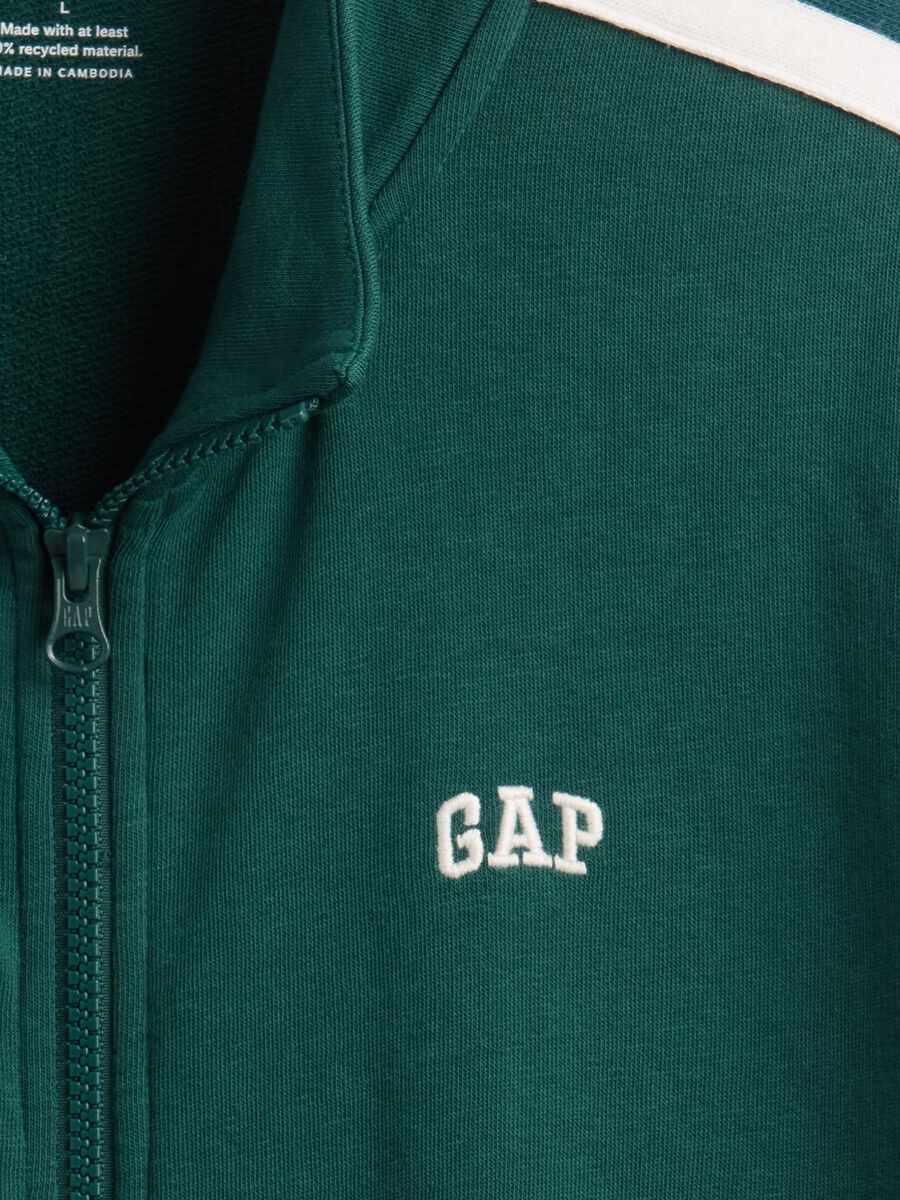 Green Cotton Blend Sweatshirt_4