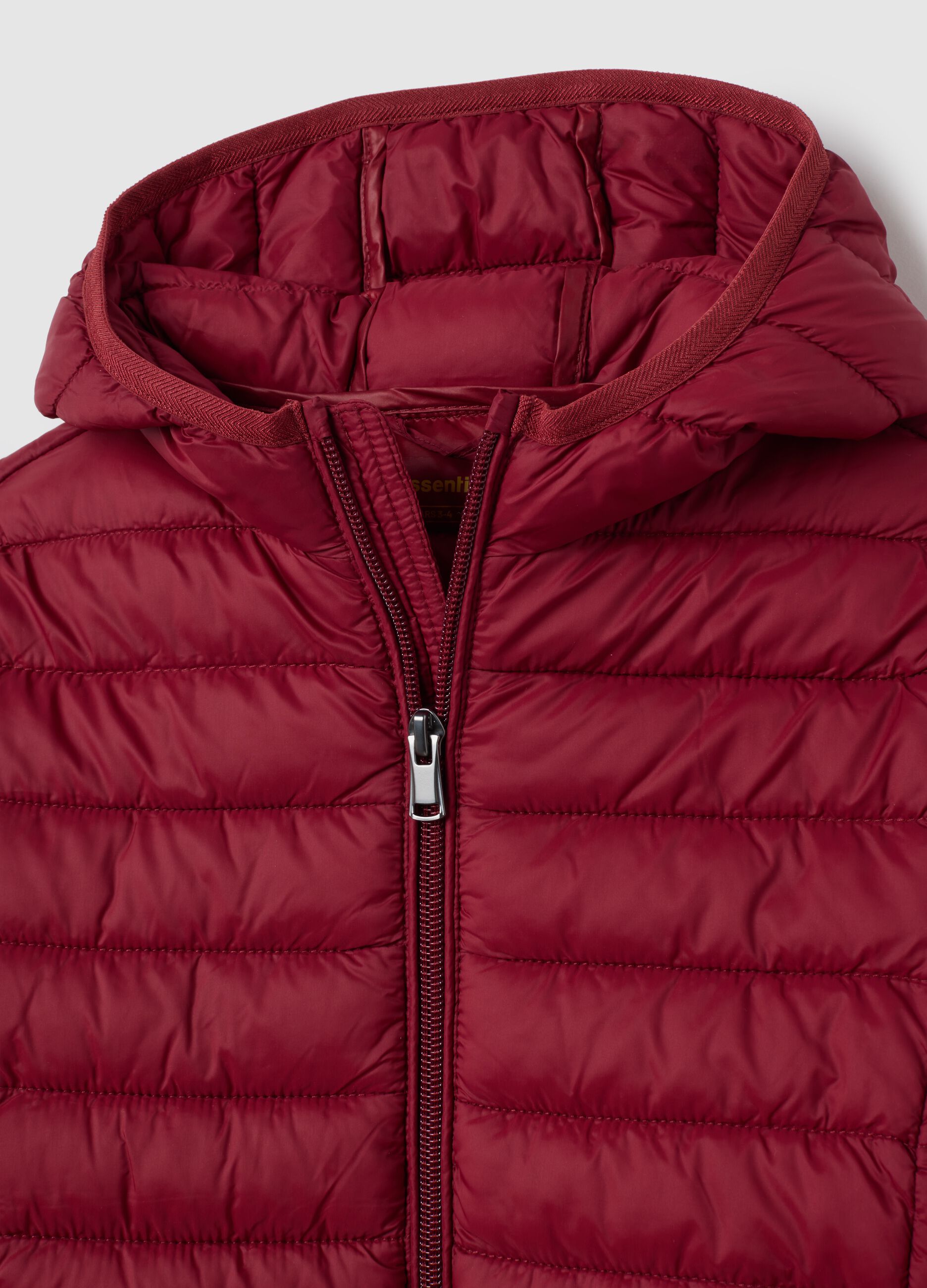 Child's red mixed waterproof regular fit jacket
