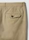 Beige pure cotton carrot-fit chino trousers_1