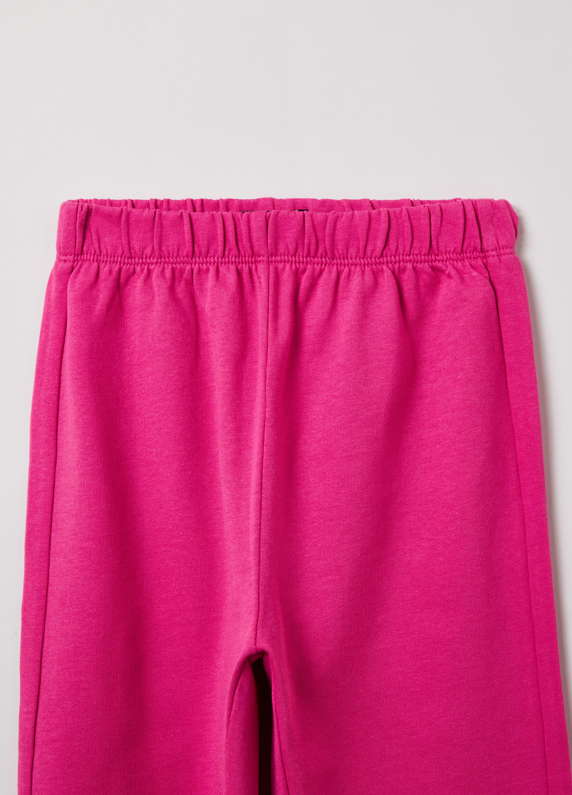 Joggers in felpa con profili elasticati_2