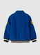 Children's blue pure cotton bomber jacket regular fit_4