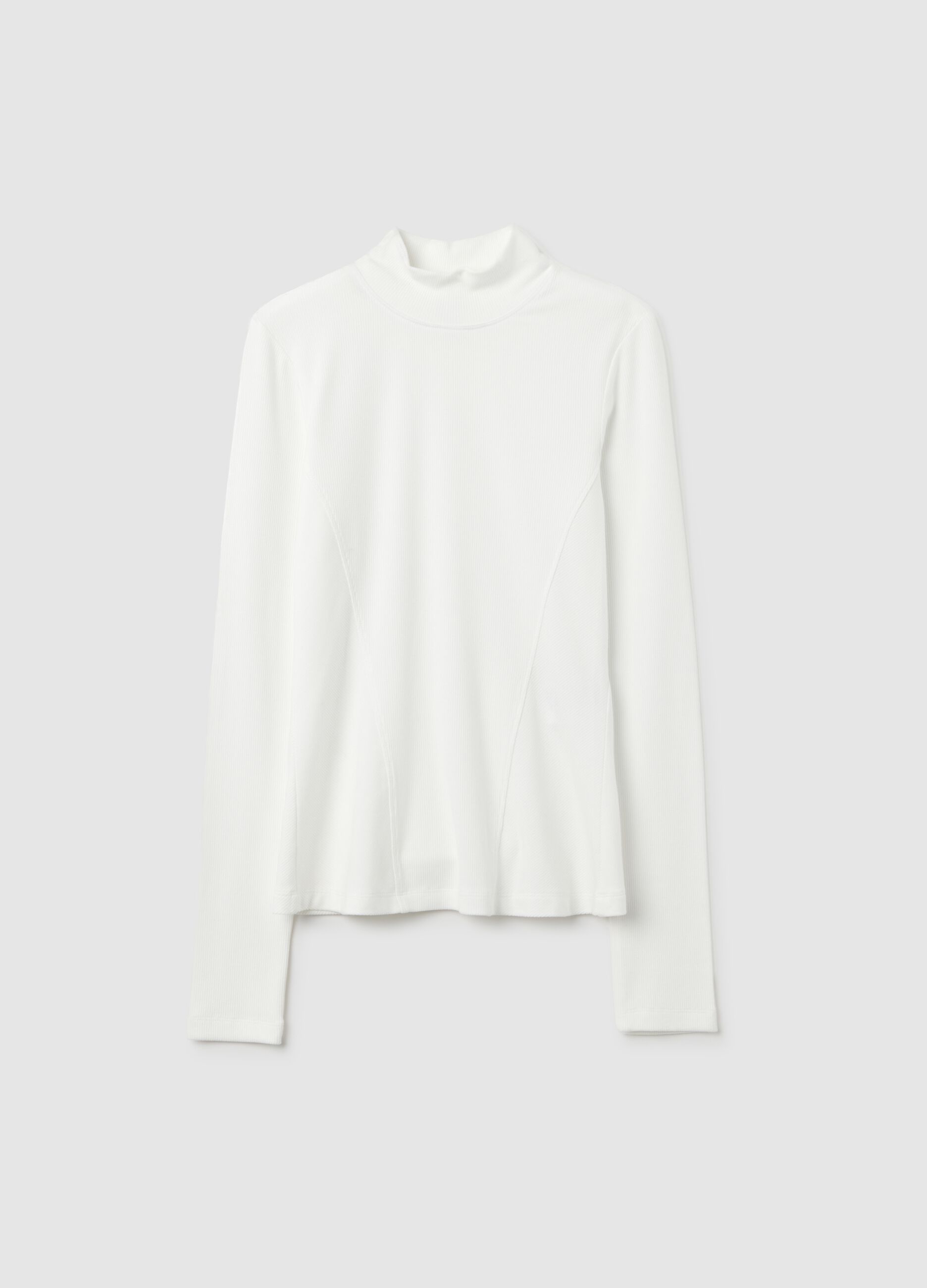 Mock Neck Long Sleeve T-shirt ALTAVIA STUDIO