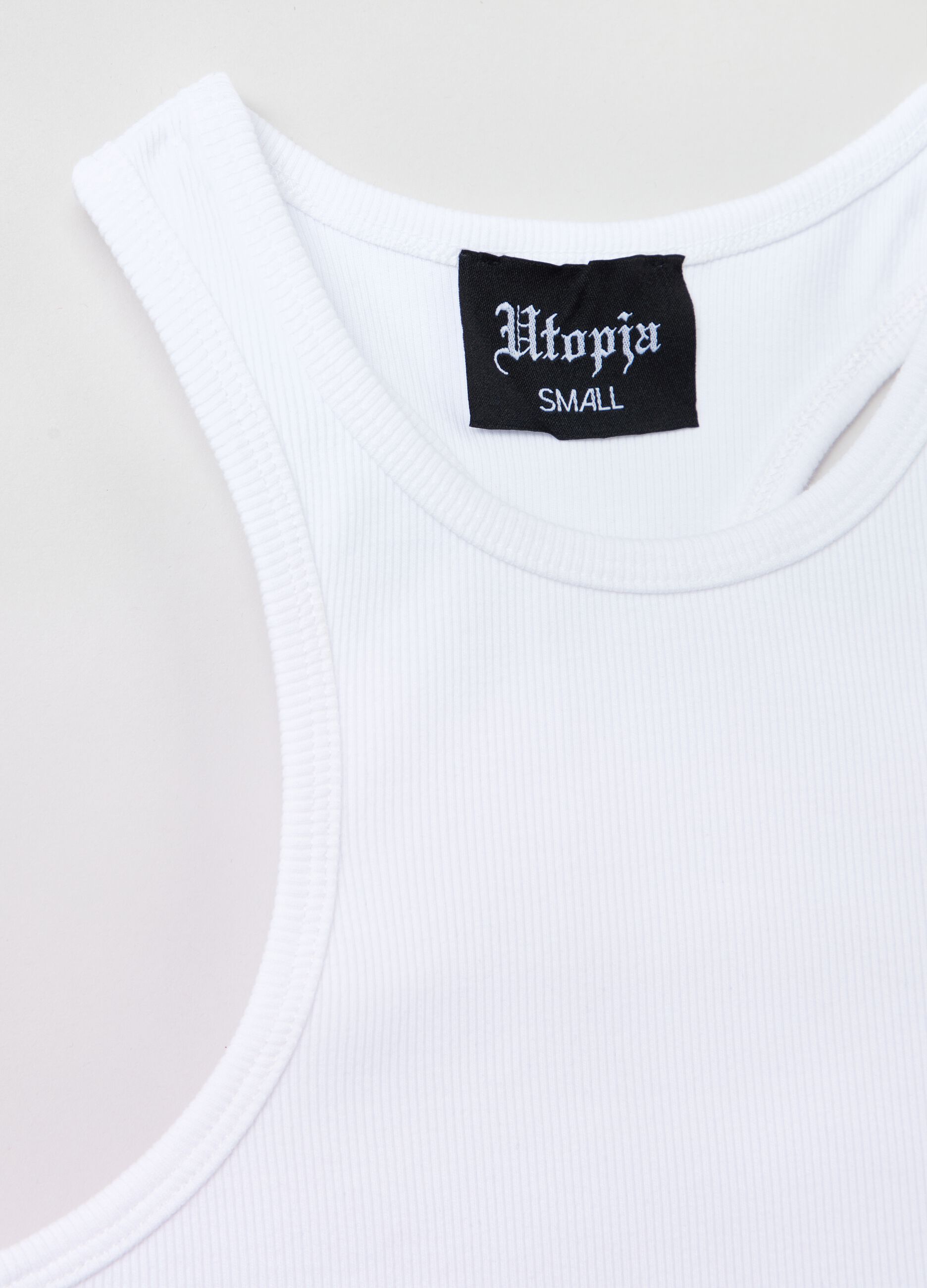 Tank Top rib White