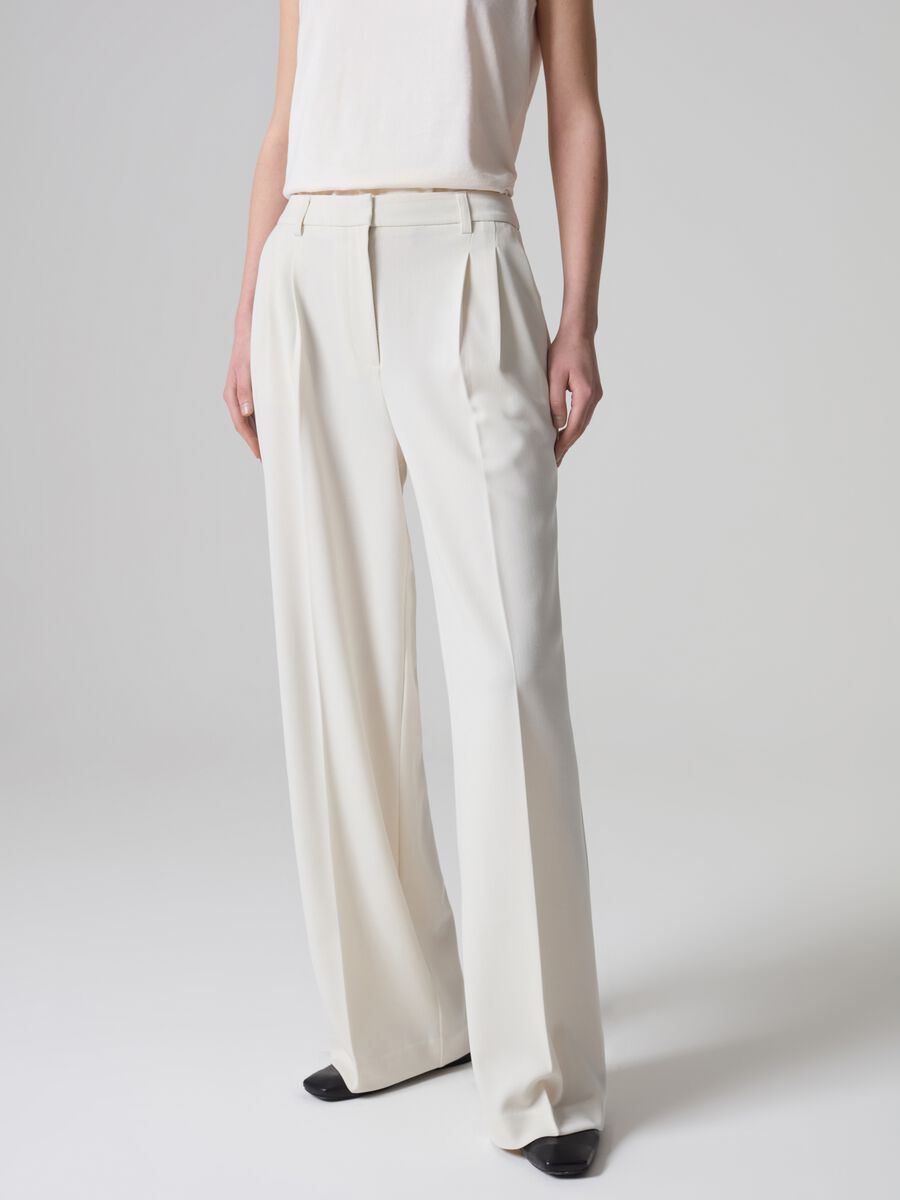 Pantaloni palazzo wide leg Contemporary_1